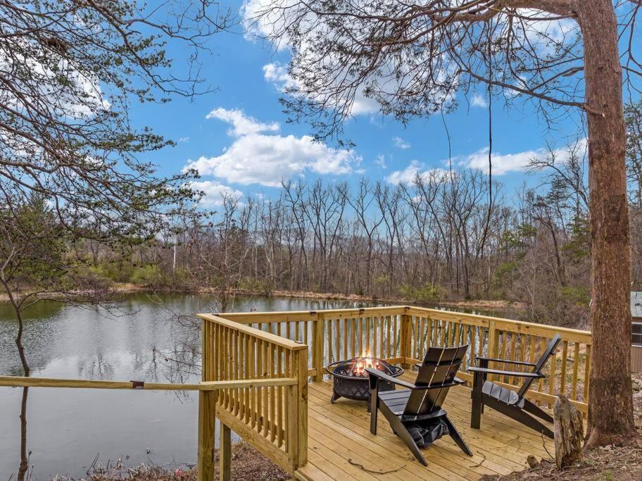Lazy Lake 3Br Cabin W/ Mtn Views + Hot Tub +Wi-Fi Luray Eksteriør bilde